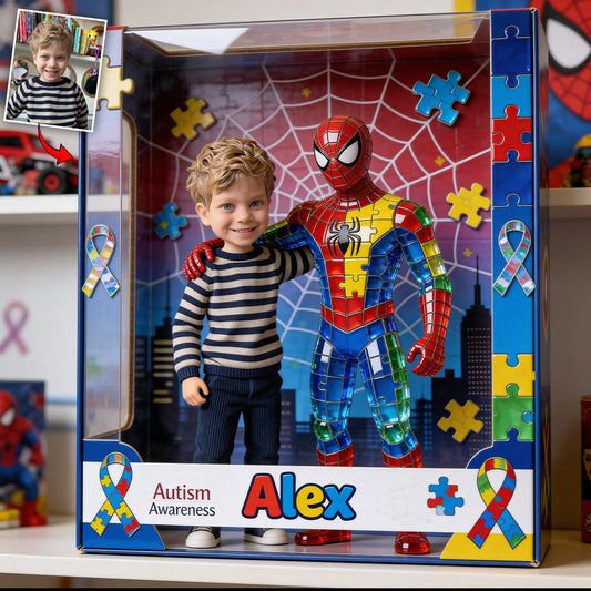Accept Understand Love - Personalized Autism Awareness Custom Shaped Acrylic Plaque