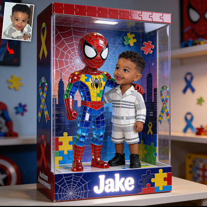 Accept Understand Love - Personalized Autism Awareness Custom Shaped Acrylic Plaque