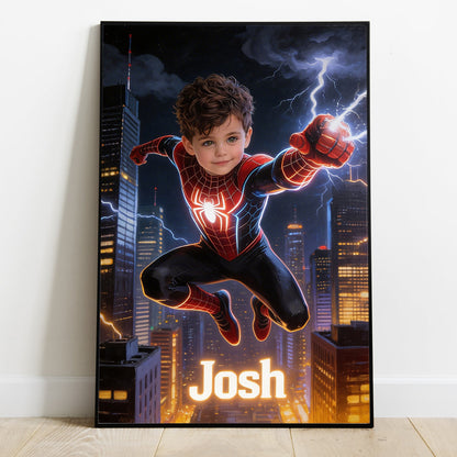 Into The Universe - Personalized Spider Canvas And Poster