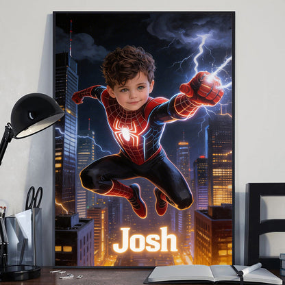 Into The Universe - Personalized Spider Canvas And Poster