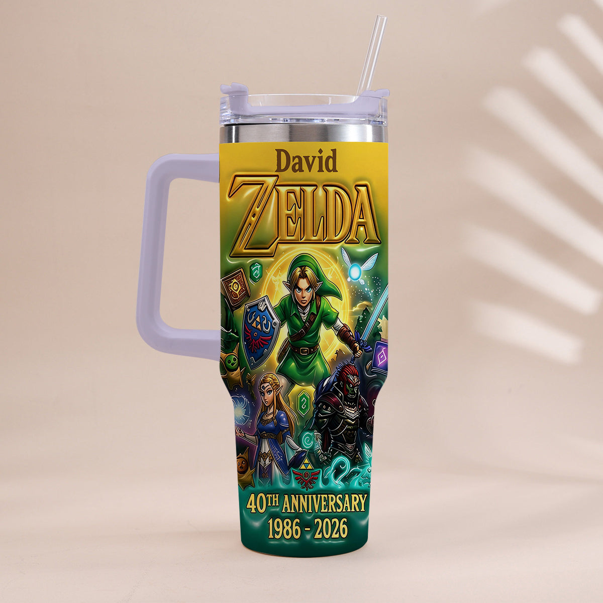 Best Memories - Personalized The Hero's Legend Tumbler With Handle