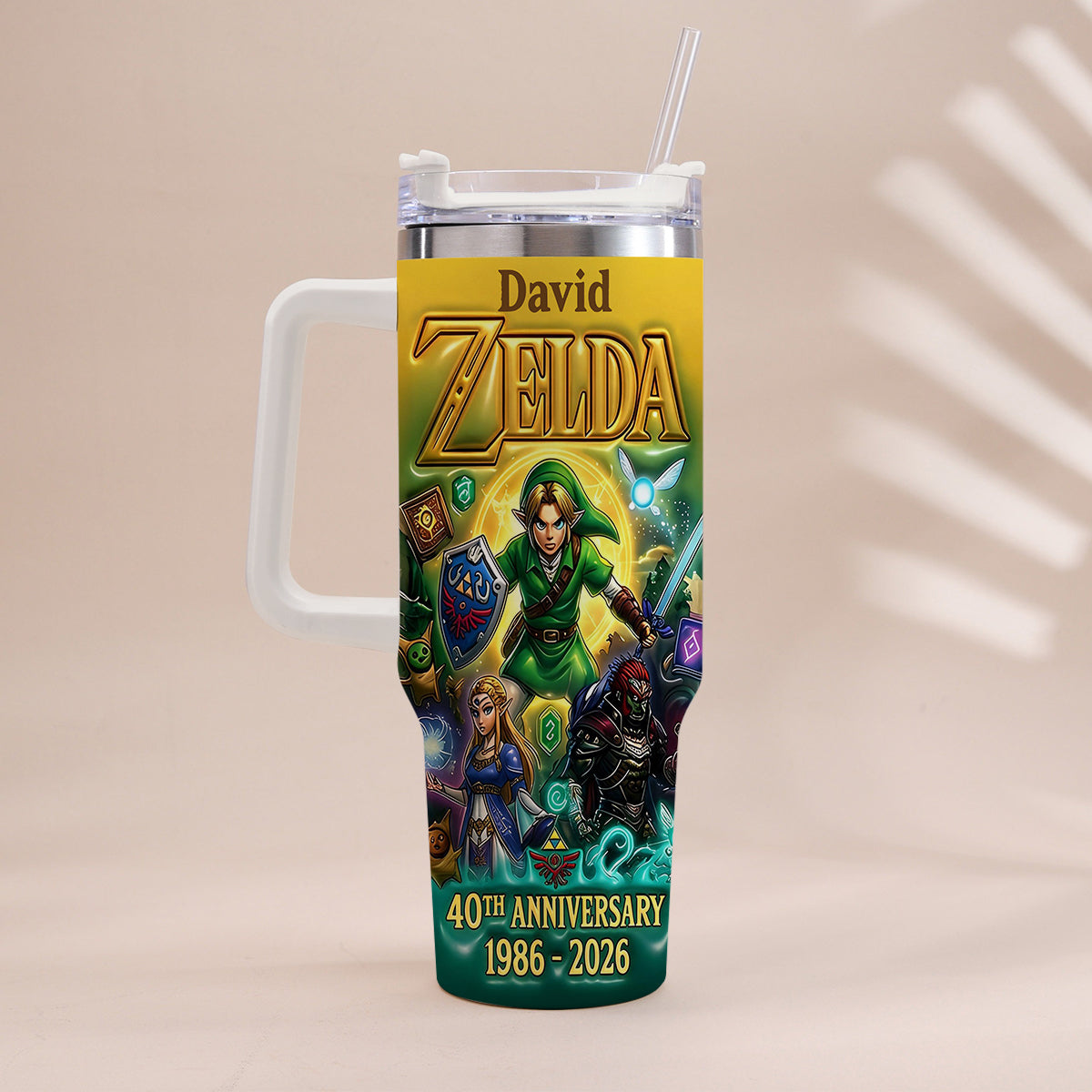 Best Memories - Personalized The Hero's Legend Tumbler With Handle