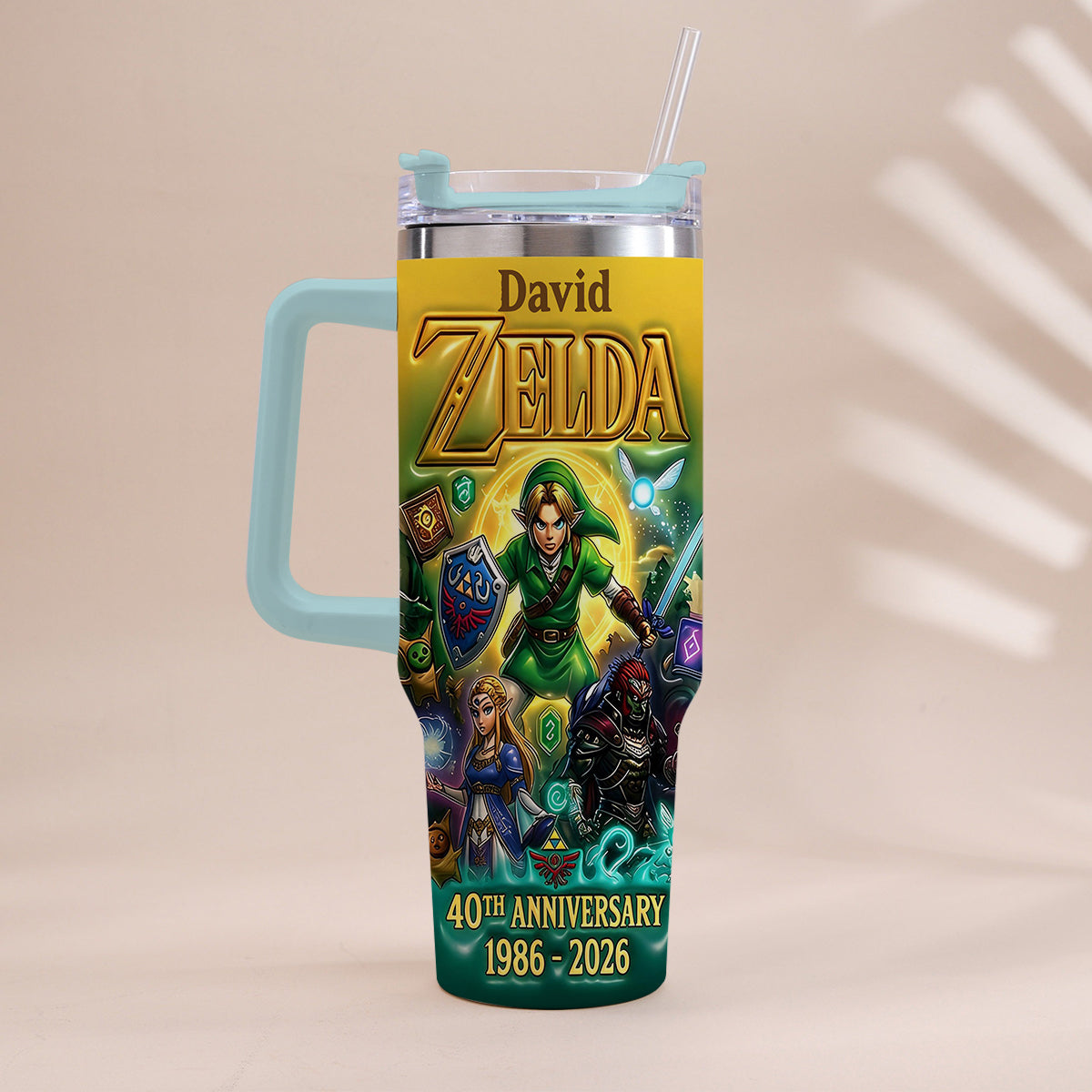 Best Memories - Personalized The Hero's Legend Tumbler With Handle