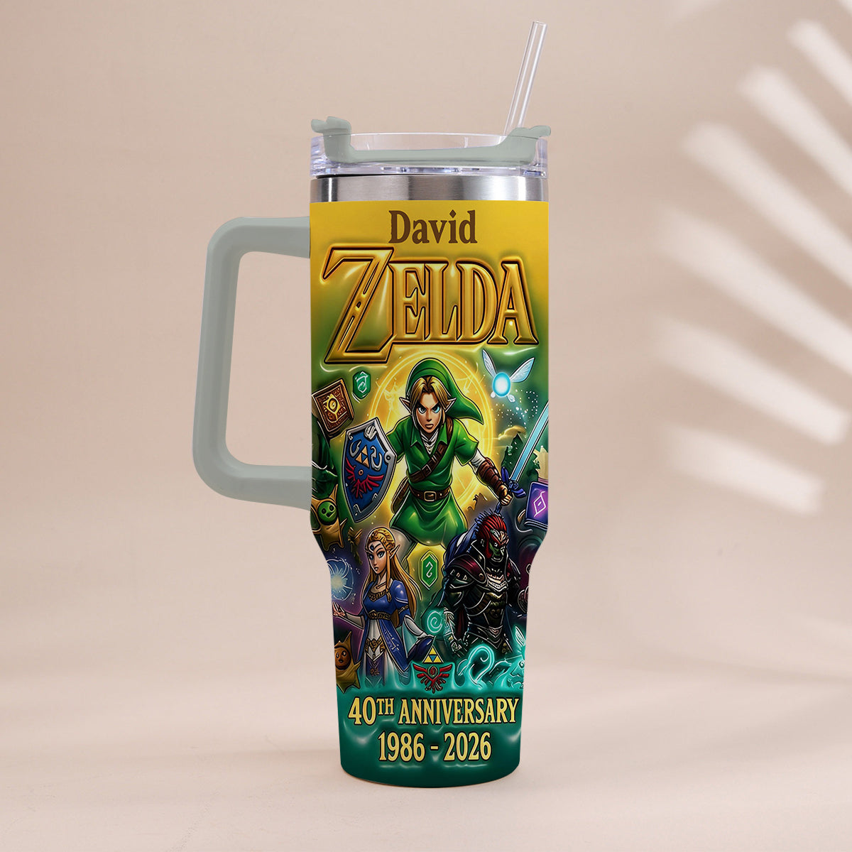 Best Memories - Personalized The Hero's Legend Tumbler With Handle