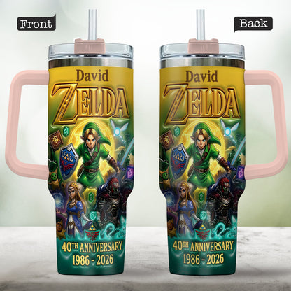 Best Memories - Personalized The Hero's Legend Tumbler With Handle