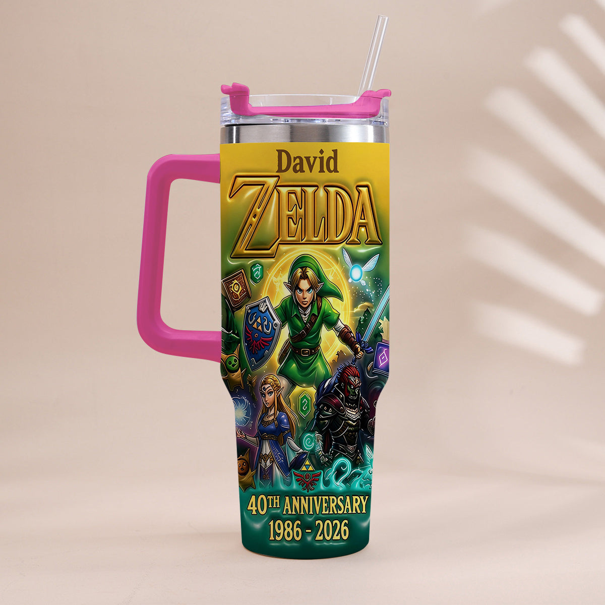 Best Memories - Personalized The Hero's Legend Tumbler With Handle