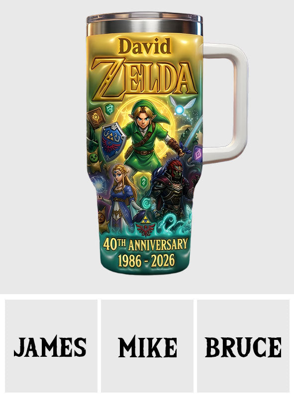 Best Memories - Personalized The Hero's Legend Tumbler With Handle