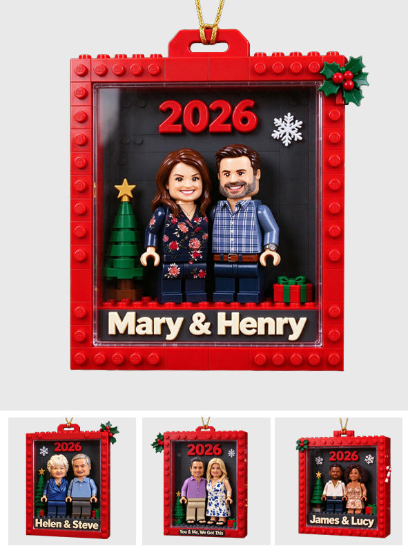 You & Me, We Got This - Personalized Couple Acrylic Box Ornament