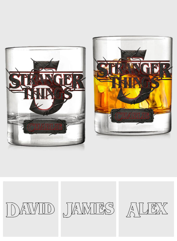 One Last Adventure - Personalized Stranger Things Whiskey Glass