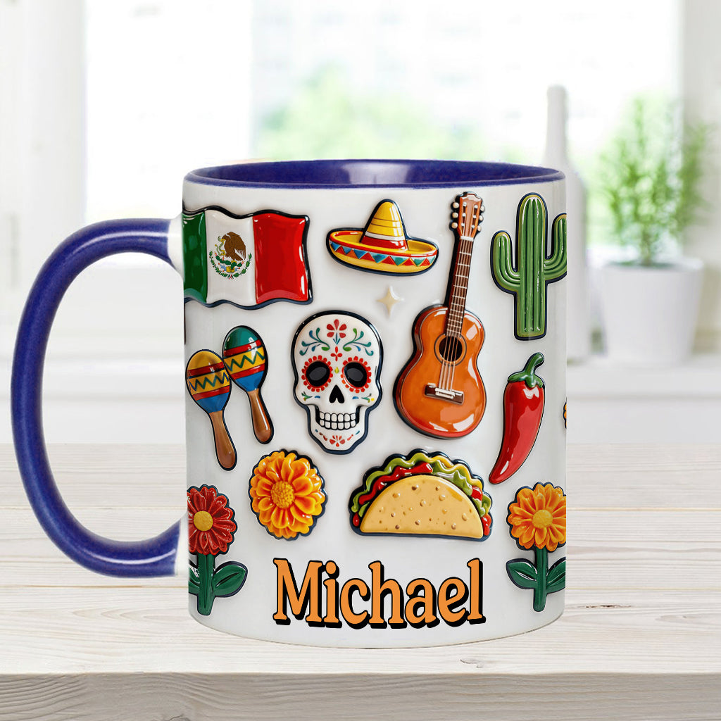 Proud To Be Mexican - Personalized Expats Accent Mug & Coaster