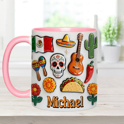 Proud To Be Mexican - Personalized Expats Accent Mug & Coaster