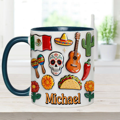 Proud To Be Mexican - Personalized Expats Accent Mug & Coaster