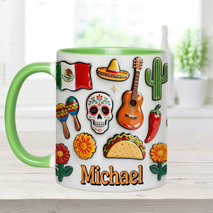 Proud To Be Mexican - Personalized Expats Accent Mug & Coaster