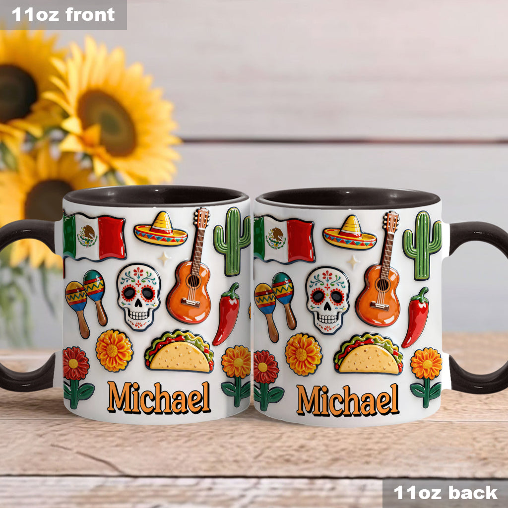 Proud To Be Mexican - Personalized Expats Accent Mug & Coaster