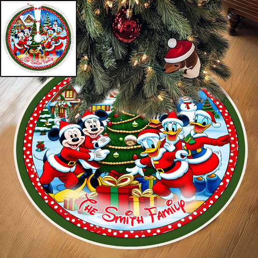Magic Christmas - Personalized Mouse Tree Skirt