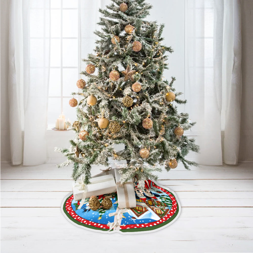 Magic Christmas - Personalized Mouse Tree Skirt