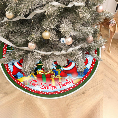 Magic Christmas - Personalized Mouse Tree Skirt