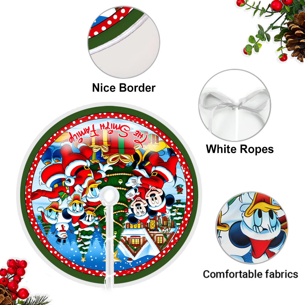 Magic Christmas - Personalized Mouse Tree Skirt