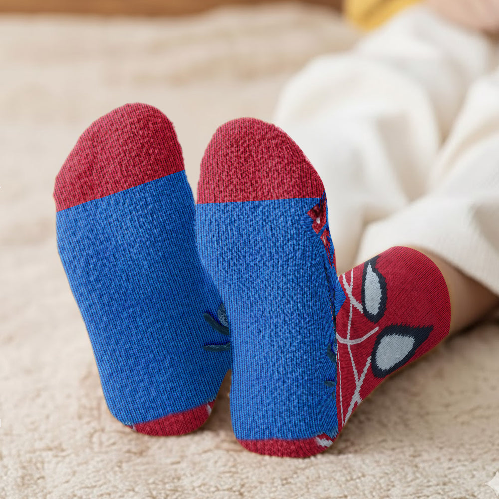 The Amazing Superhero - Personalized Spider Kid Socks