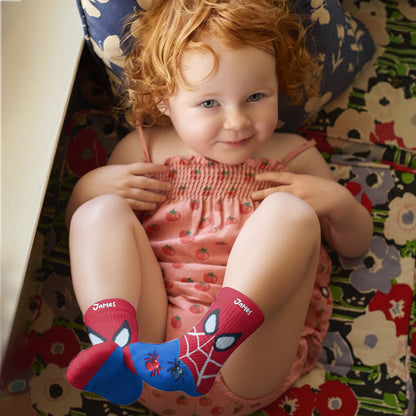 The Amazing Superhero - Personalized Spider Kid Socks