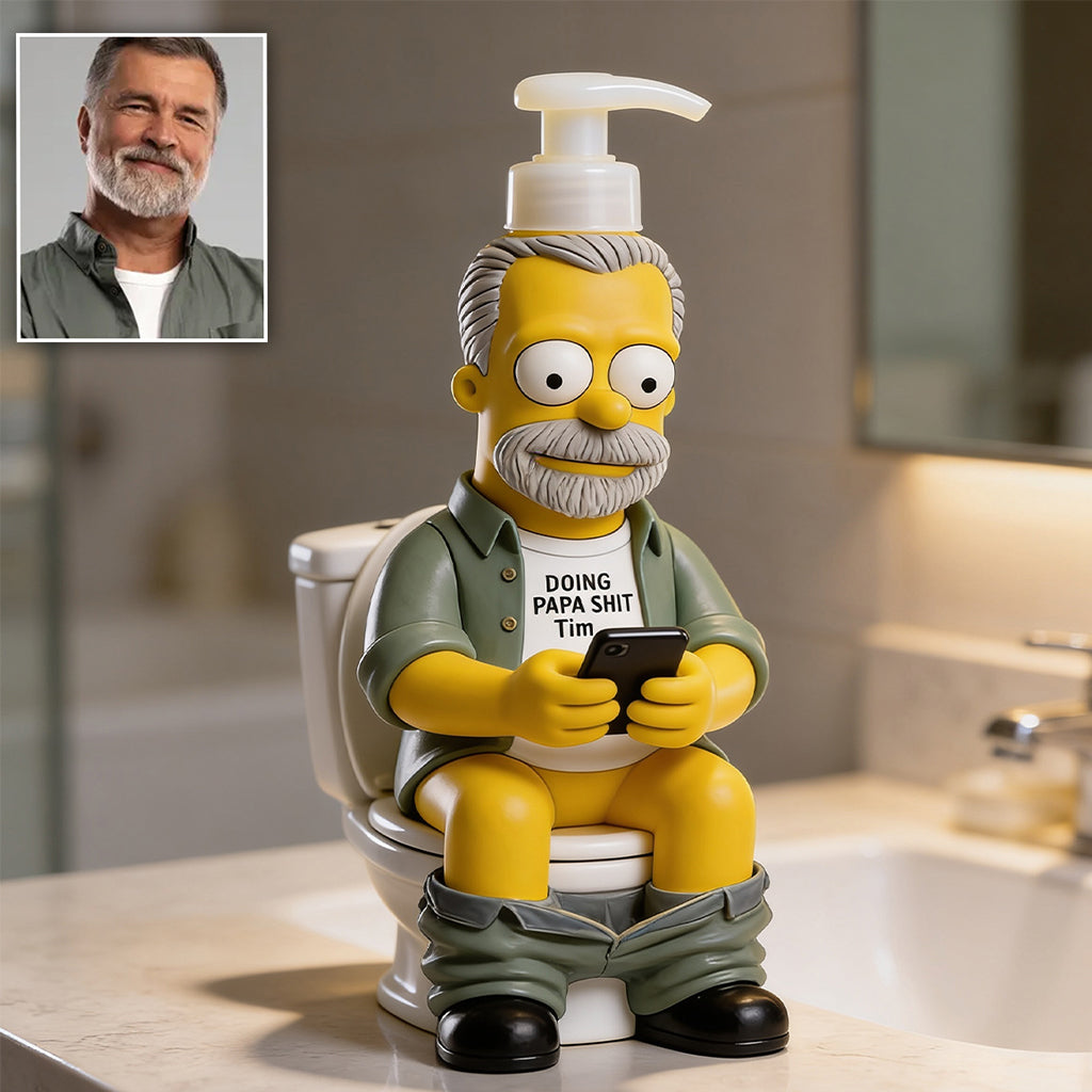 Doing Dad Sh*t - Personalized Cartoon Family Pump Dispenser