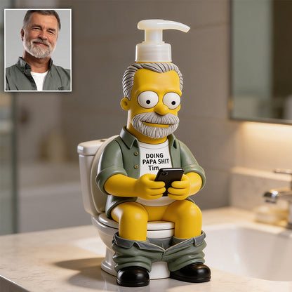Doing Dad Sh*t - Personalized Cartoon Family Pump Dispenser