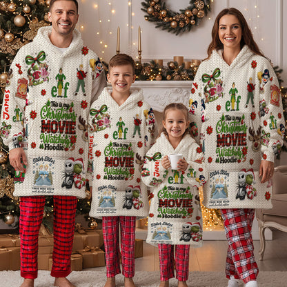 Hallmark Christmas Movie Watching - Personalized Blanket Hoodie