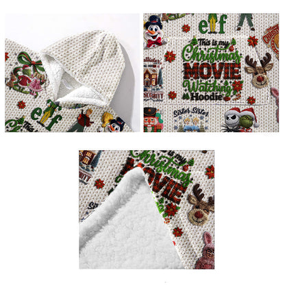 Hallmark Christmas Movie Watching - Personalized Blanket Hoodie