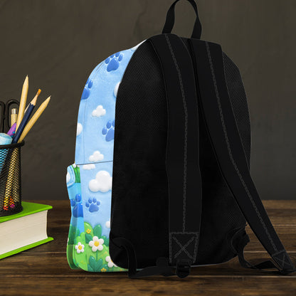 Cute Friends - Personalized Blue Dog Backpack