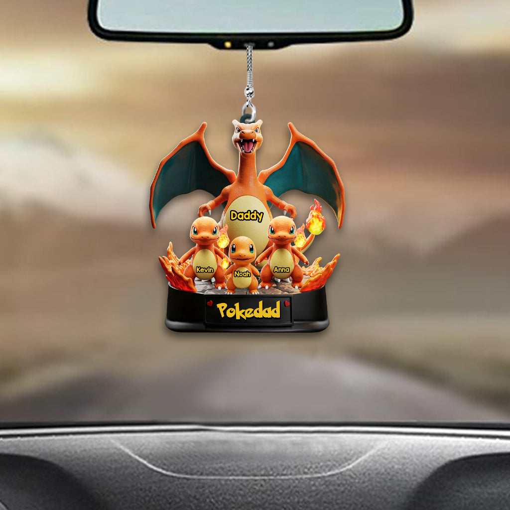 Gamer Dad - Personalized Monster Trainer Car Ornament