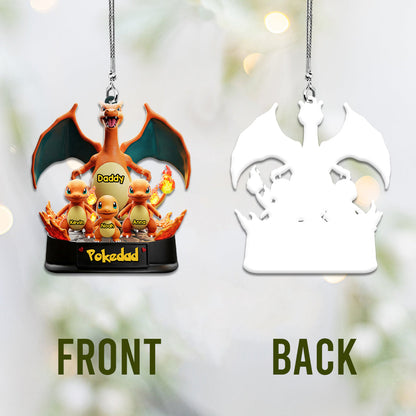 Gamer Dad - Personalized Monster Trainer Car Ornament