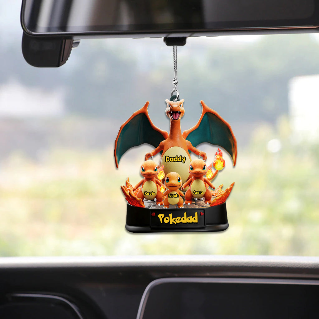 Gamer Dad - Personalized Monster Trainer Car Ornament