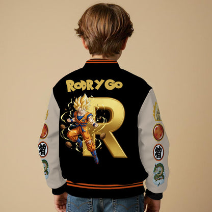 Strong Dragon - Personalized Seven Balls Varsity Jacket