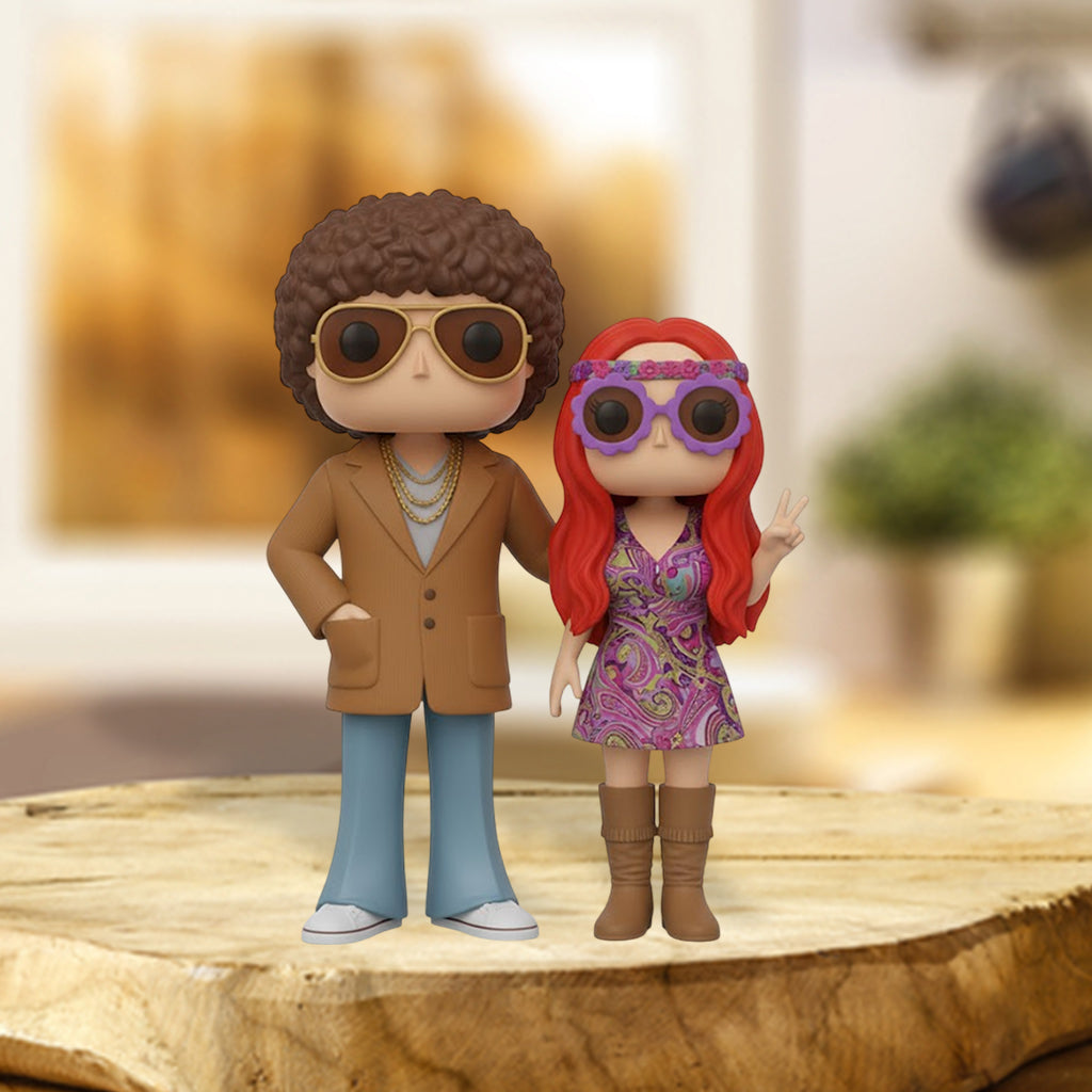 FK Pop Figure - Personalized Couple Custom Shaped Acrylic Plaque