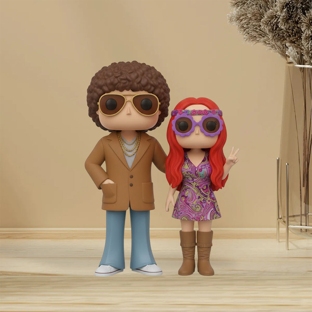 FK Pop Figure - Personalized Couple Custom Shaped Acrylic Plaque