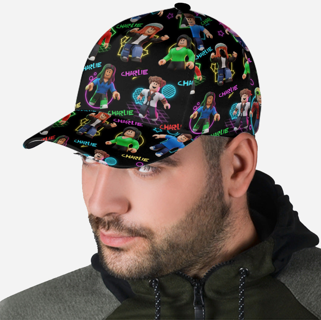 Building Block Game Lover - Personalized Classic Cap