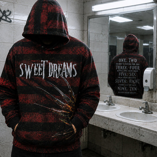 One Two Mirror Text - Personalized Sweet Dreams All Over Shirt