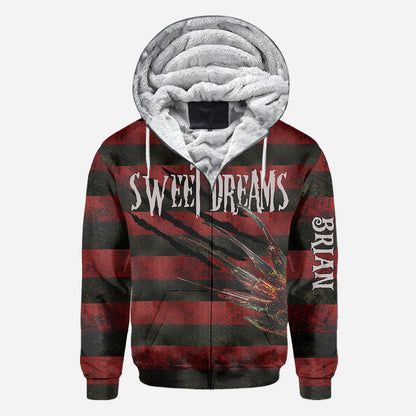 One Two Mirror Text - Personalized Sweet Dreams All Over Shirt