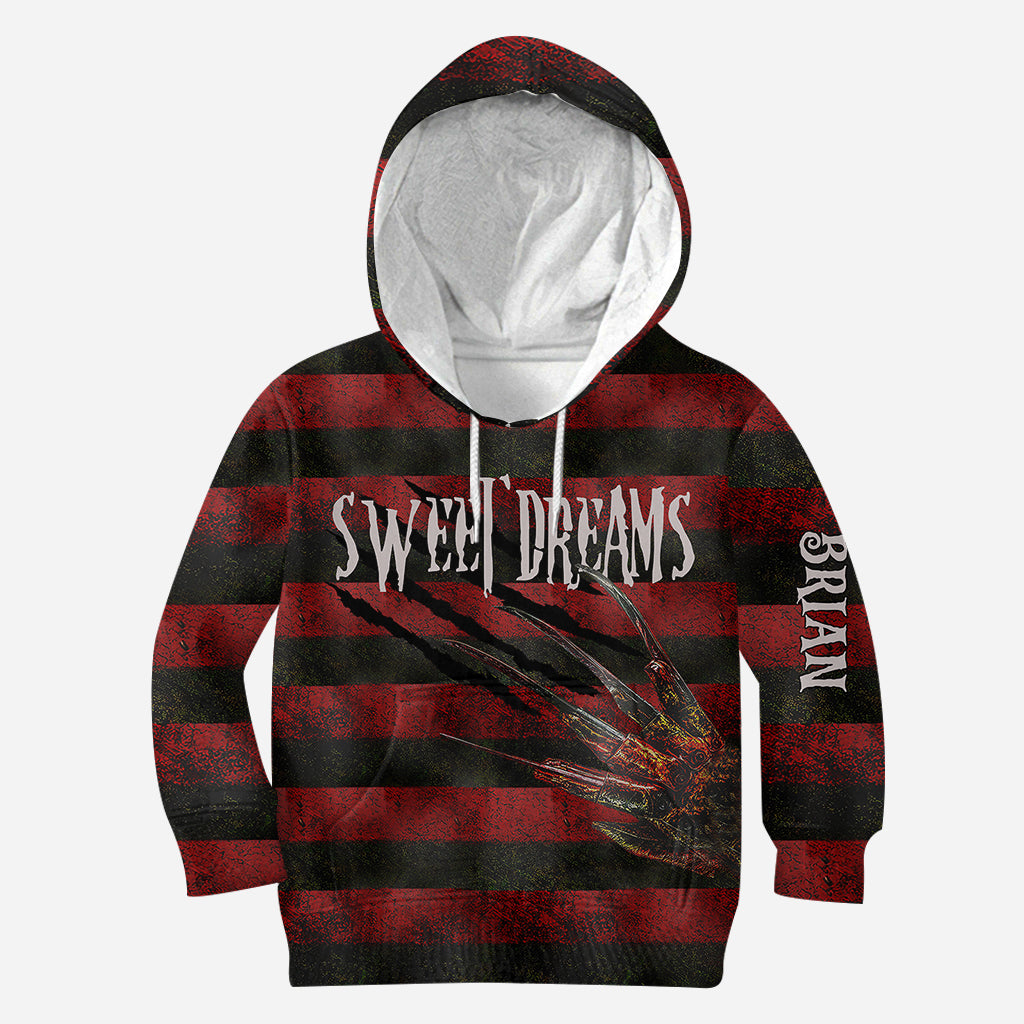 One Two Mirror Text - Personalized Sweet Dreams All Over Shirt