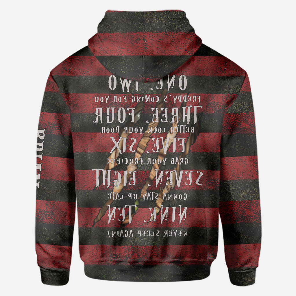 One Two Mirror Text - Personalized Sweet Dreams All Over Shirt