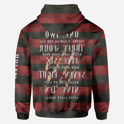 One Two Mirror Text - Personalized Sweet Dreams All Over Shirt