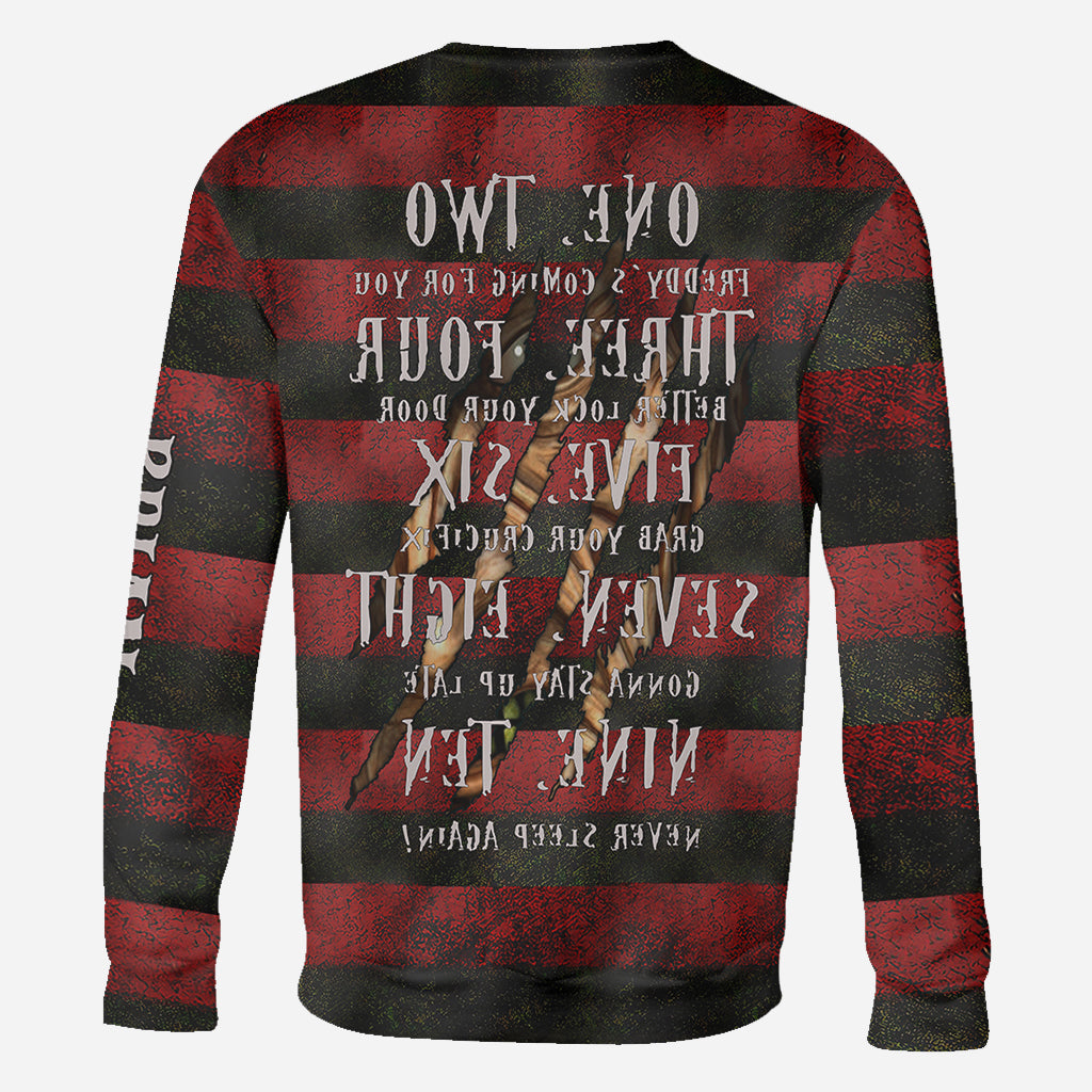 One Two Mirror Text - Personalized Sweet Dreams All Over Shirt
