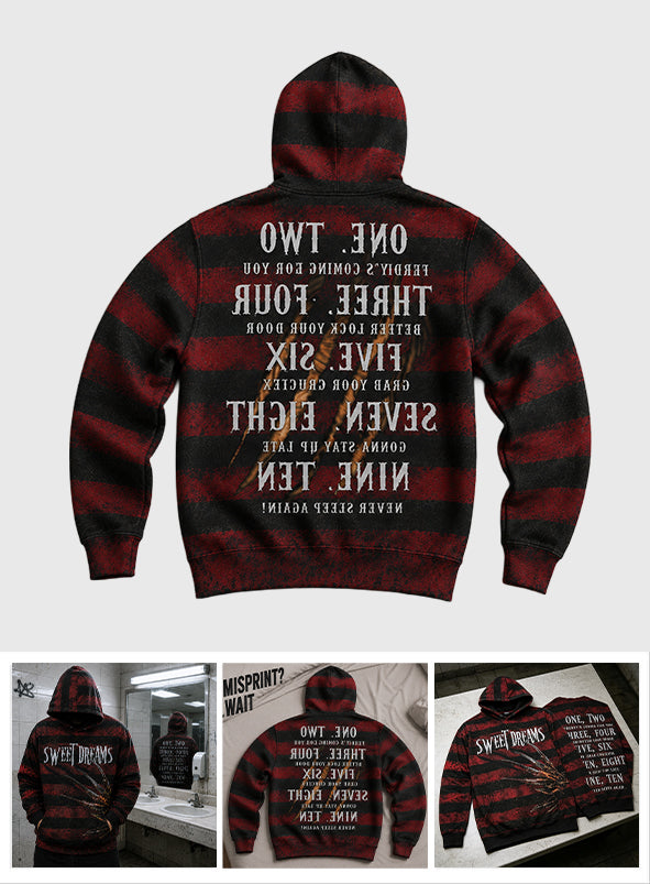 One Two Mirror Text - Personalized Sweet Dreams All Over Shirt