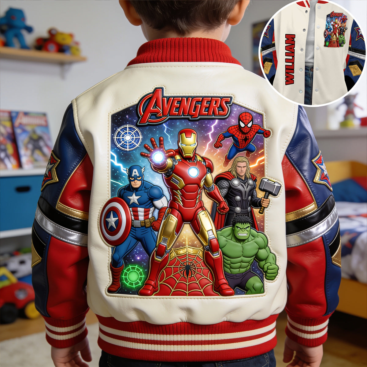 Avengers Legacy - Personalized Superhero Varsity Jacket