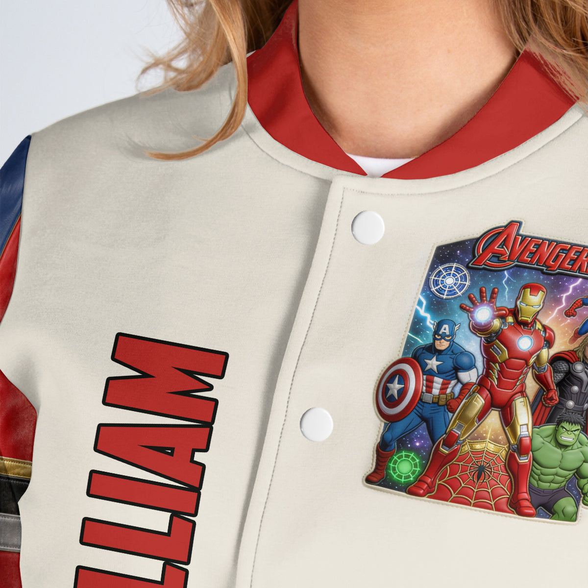 Avengers Legacy - Personalized Superhero Varsity Jacket