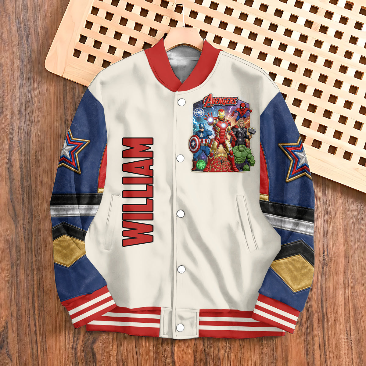 Avengers Legacy - Personalized Superhero Varsity Jacket
