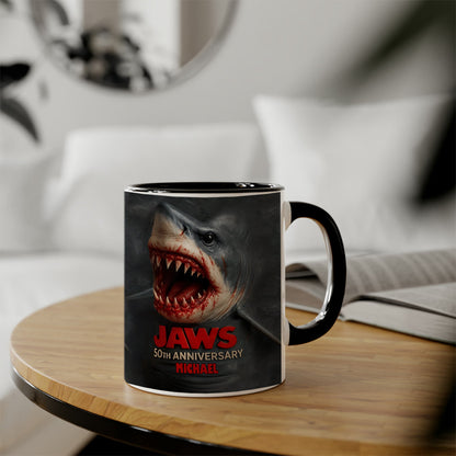 The Shark - Personalized Bottom Printed Accent Mug