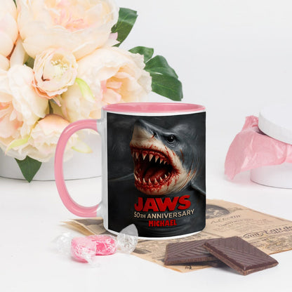 The Shark - Personalized Bottom Printed Accent Mug