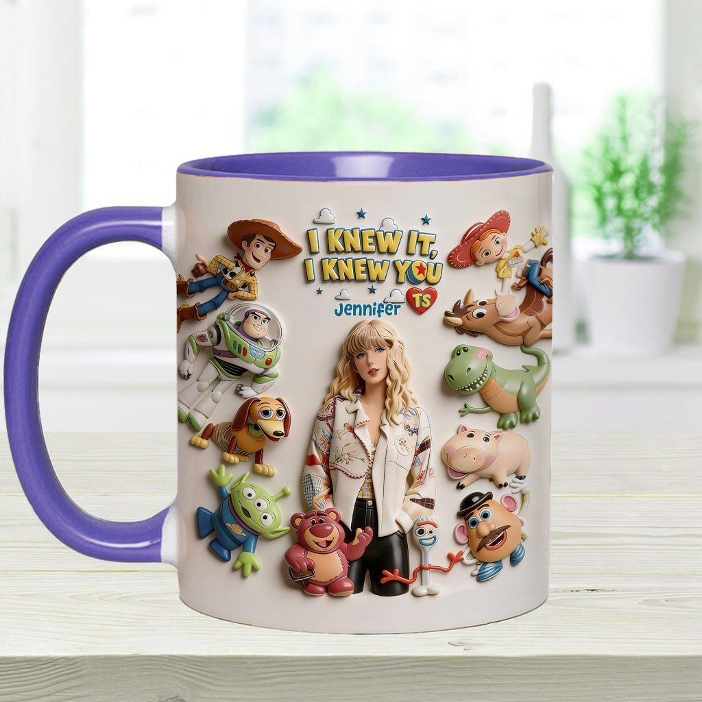 The Fifth Story Of Toys - Personalized Toy Story Accent Mug & Coaster
