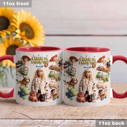 The Fifth Story Of Toys - Personalized Toy Story Accent Mug & Coaster